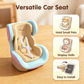 Hamster Car Seat, Doll Car Seat Adjustable Leash Gerbils Car Vent Holder with Vent Clip & Magnetic Base for Small Animal