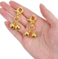 2 Pcs Bell for Dog Collar, Dog Collar Bells Gold