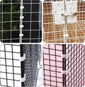 52 Pcs Wire Cage Clips Detachable Pet Cage Door Clip Cat Cages Door Latch Buckle Snap on Plastic Lock Snap Cat Fence Whi