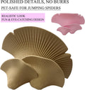 Jumping Spider Hide Habitat Accessories, Magnetic Mushroom Shelf & Moss Ribbon Web, Climbing and Feeding Platforms for J