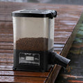 hygger 5L Solar Rechargeable Fish Feeder, Waterproof Pond Fish Food Dispenser for Outdoor Koi, Auto Timer Aquarium Feede