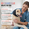 Dog Head Wrap - No Shake Ear Wrap Snood for Noise & Anxiety Relief, Ear Protector with Calming Hoodie, Dog Headband Ear 