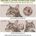 Dylan's cabin Cat Ear Cleaner Wash - 180ml pH-Balanced Pet Ear Rinse for Dogs Cats,Gently Removes Ear Wax, Dirt Odor, Daily Gentle Ear Wash Solution