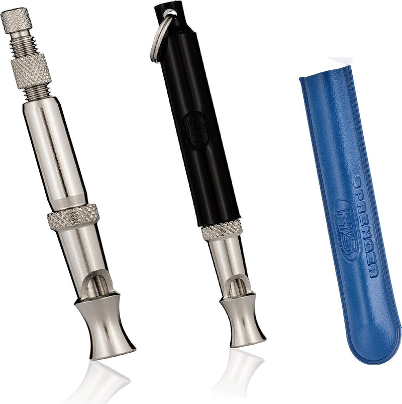 HERM SPRENGER Dog Training Whistle To Stop Barking - Bark Control Adjustable Frequency Silent Ultrasonic Sound Training 