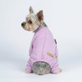 Fitwarm 2 Pack Lightweight Fleece Dog Pajamas, Warm Winter Dog Clothes for Small Dogs Boy Girl, Cozy Pet Onesie with Fee