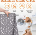 Puppy Pee Pads with Pheromones,Forever Pad,Washable Pee Pads for Dogs,Reusable Dog Pee Pads,Waterproof and Leak-Proof,No