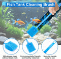 Fish Tank Cleaning Kit Set of 4 Pieces, Aquarium Siphon Algae Scraper Aquarium Net Algae Remover for Fish Tank, Aquarium