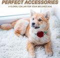 Dog Collar Flowers Pet Flower Charms
