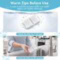24+24+24 Pack Replacement Filters for oneisall 7L/1.8G Dog Fountain