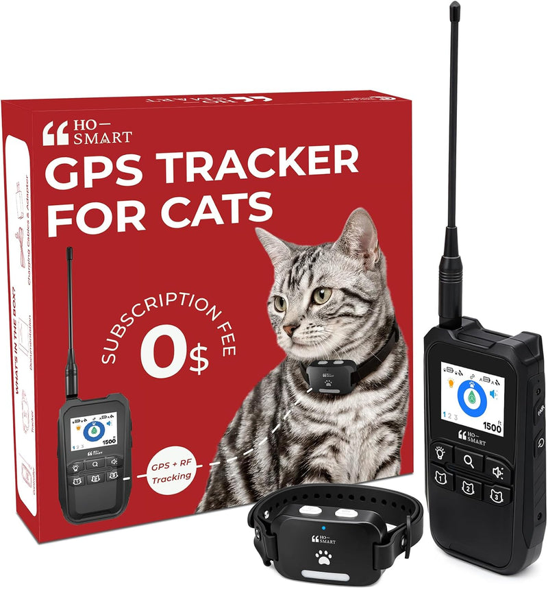 Cat GPS Tracker Without Subscription Fee, 1500 FT Range, Works Off-Grid