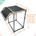 Adjustable Height Turtle Basking Platform Large Turtle Ramp Dock Tortoise Climbing Habitat Dock 50 65 75 90 125 Gallon A