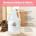 Skout's Honor Cat Urine & Odor Destroyer - Professional Strength, Plant-Powered, Cruelty-Free Urine Eliminator for Carpets and Indoor Living Spaces, 128 oz.