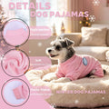 Puppy Sweater Dog Sweater for Small Dogs Girl Boy Winter Warm Soft Dog Pajamas Stretchy Jumpsuit Doggie Pet Clothes Outfits XXS~L (Pink, XX-Small)