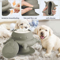 Puppy Milk Feeders for Multiple Puppies Kitten Feeding Bowl with 4 Nipples Silicone Nursing Bottle 235ml Food Water Feed