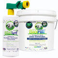 BioTurf Mini Power Pack Turf Cleaner for Pet Urine Outdoor - Artificial Turf Cleaner Concentrate - Yard Deodorizer for Dog Urine & Feces - Enzyme Kennel Odor Eliminator 32 oz Spray & 8 lb Infill