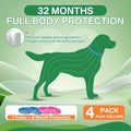 Puyrzoe Flea and Tick Prevention for Dogs, 4 Pack Flea Collar for Dogs