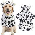 FLAdorepet Halloween Dog Cow Costume Outfits for Small Medium Large Dog,6XL