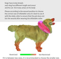 MCHY Inflatable Dog Cone,Adjustable Recovery Collar for Dogs After Surgery,Prevent from Biting & Scratching,Not Block Vision (Pink, S-Neck 7''- 12'')