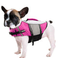 Queenmore Dog Life Jacket Swimming Vest Small Medium Dogs Neoprene Water Boating Life Preserver Lightweight Reflective Cat Puppy Kayaking Lifesaver for Yorkshire Terrier,Chihuahua,Teacup (Pink,XS)