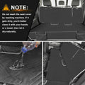 Kistrba Dog Car Seat Cover Compatible with Jeep Wrangler 4 Door 2007-2025, Waterproof Pet Bench Seat Cover for Back Seat, 600D Heavy Duty Scratch Proof Nonslip Truck Seat Covers for Dogs