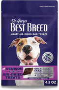 Dr. Gary's Best Breed Air-Dried Dog Treats & Food Topper – New Zealand Venison, Single Protein for Sensitive Dogs, Grain