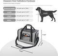 ROYPET Cat Carrier,Portable Pet Carrier Bag for Cats and Small Dogs,Foldable Soft-Sided and Scratch-Proof mesh Cat Bag Pet Carriers,Airline Approved Pet Carrier,Pet Travel Carrier Up to 15 Lbs,Grey
