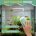 AQQA Magnetic Aquarium Glass Cleaner,Dual Blade Algae Scraper for Fish Tank