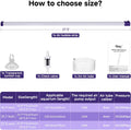 hygger 27.5 Inch Long Aquarium Bubble Bar, Ultra-Fine Quiet Oxygen Diffuser Bubble Curtain Wall, Self-Sinking Design Fis