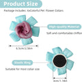 UBQUBQ 6Pcs Dog Collar Accessories, Floral Charms Decorations for Cats and Dogs