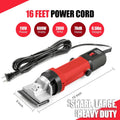 TAKEKIT Horse Clippers, 600W Professional Heavy Duty Horse Body Clippers, 6-Speeds Large Livestock Clippers for Body Cli