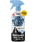 Sunny & Honey Oxy Pet Stain and Odor Eliminator - Oxygen Powered Carpet Cleaner Spray and Upholstery Cleaner - Pet Stain Remover for Rugs, Couches and Mattresses - Unscented (32 fl oz)