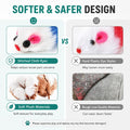 FYNIGO Cat Mouse Toys 17 Pack, Interactive Cat Toys for Indoor Cats, Catnip-Scented Plush Mice with Feather Tails & Rattle Sound, Kitten Toys for Entertainment, Exercise & Hunting Play