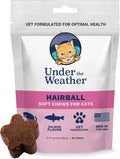 Under The Weather Pet Hairball Support for Cats | for a Normal, Gentle Elimination of Hairballs, Reduce Excessive Lickin