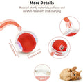 Interactive Cat Toy Ball, Automatic Cat Toys for Indoor Cats with 3 Modes