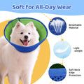 Soft Dog Cone Collar to Stop Licking After Surgery, Comfy Dog Cone Alternative for Large Medium Small Dogs/Cats, Adjusta