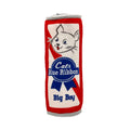 Huxley & Kent Kicker Cat Toy | Cats Blue Ribbon | Large Strong Catnip Filled Crinkle Cat Toy | Plush and Burlap Toy Promotes Natural Hunting Instinct | Kittybelles