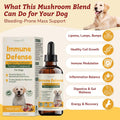 Dog Cancer Supplements - Pet Critical Guard - Natural Dog Lumps & Bumps Treatment- Cellular, Immune Health Support - Organic 8 Mushroom Supplement Blend, Antioxidants with Turkey Tail Mushroom