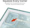 Aquarium Fish Net, 12.6in Square Fine Mesh for Betta Shrimp Tank
