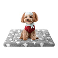 Fogkiss Dog Bed Mat, Reversible Crate Pad & Cute Dog Bed - Machine Washable Kennel Mat with Ultra Soft for Small Dogs (Cool/Warm), 24" x 18", Grey⋆