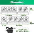 Aquarium Cooling Fan for Fish Tank, 5-Speed Aquarium Chiller Cooler with Timer, Adjustable Angle, Low Noise Cooling Syst