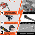 Snake Grabber Tool, 66" Snake Tongs Removal Professional Collapsible Rattlesnake Reptile Grabber Long Reach Grabber Heav