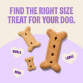 Wellness Old Mother Hubbard Classic P-Nuttier Dog Biscuits, Natural Training Treats, Peanut Butter Flavor, Large Size, 6