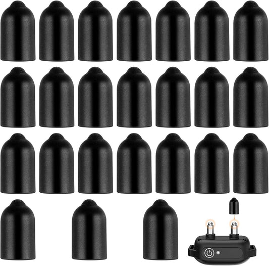 16 pcs Dog Shock Collar Rubber Tips Anti Bark Collars Caps Training Collar Replacement Silicone Covers Column Conductive