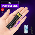 DARKDAWN UV Flashlight 365 & 395nm Black Light，Ultraviolet Blacklight