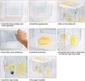 Hamster Travel Portable Carrier Cage Small Animal Carry Case