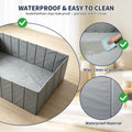 Rypet Small Animal Playpen, Foldable Guinea Pig Hamster Waterproof Cage