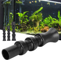 Aquarium Duck Flat Nozzle, Fish Water Outlet Nozzle Water Outlet Return Pipe Plumbing Fitting for Aquarium 32MM