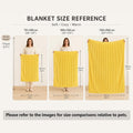 Small Emotional Support Blanket Yellow, Security Calming Dog Blanket, Faux Rabbit Fur Polyester Material for Dog Indoor 