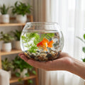6 Pack Clear Fish Bowls 27oz – Unbreakable Plastic Round Vases for Drinks, Candy, Table Centerpieces, Party Decor & Home