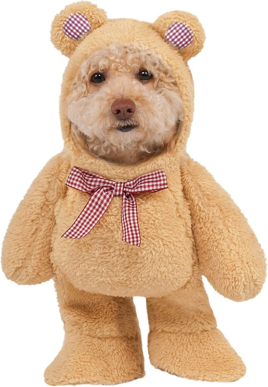 Rubies Walking Teddy Bear Pet Costume for Dogs or Cats